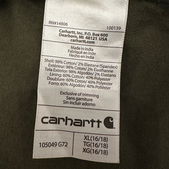 Carhartt Olive Utility Jacket - Picture 5 of 5